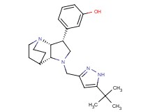 3-{(3R*,3aR*,7aR*)-1-[(5-tert-butyl-1H-pyrazol-3-yl)methyl]octahydro-4,7-ethanopyrrolo[3,2-b]pyridin-3-yl}phenol