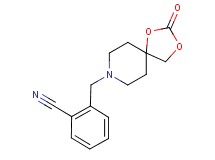 2-[(2-oxo-1,3-dioxa-8-azaspiro[4.5]dec-8-yl)methyl]benzonitrile