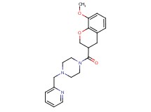 1-[(8-methoxy-3,4-dihydro-2H-chromen-3-yl)carbonyl]-4-(pyridin-2-ylmethyl)piperazine