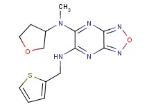 N-methyl-N-(tetrahydro-3-furanyl)-N'-(2-thienylmethyl)[1,2,5]oxadiazolo[3,4-b]pyrazine-5,6-diamine