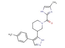 1-[(4-methyl-1H-imidazol-2-yl)carbonyl]-3-[4-(4-methylphenyl)-1H-pyrazol-5-yl]piperidine