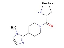 4-(1-methyl-1H-imidazol-2-yl)-1-D-prolylpiperidine