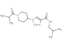 N-isobutyl-1-(1-isobutyryl-4-piperidinyl)-1H-1,2,3-triazole-4-carboxamide