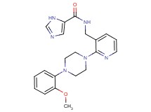 N-({2-[4-(2-methoxyphenyl)-1-piperazinyl]-3-pyridinyl}methyl)-1H-imidazole-5-carboxamide