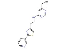 6-ethyl-N-[2-(2-pyridin-3-yl-1,3-thiazol-4-yl)ethyl]pyrimidin-4-amine