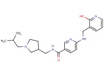 6-{[(2-hydroxypyridin-3-yl)methyl]amino}-N-[(1-isobutylpyrrolidin-3-yl)methyl]nicotinamide
