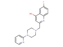 6-fluoro-2-[(4-pyridin-2-ylpiperazin-1-yl)methyl]quinolin-4-ol