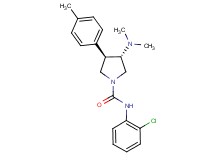 (3S*,4R*)-N-(2-chlorophenyl)-3-(dimethylamino)-4-(4-methylphenyl)pyrrolidine-1-carboxamide