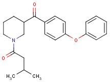 [1-(3-methylbutanoyl)-3-piperidinyl](4-phenoxyphenyl)methanone