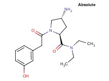 (4R)-4-amino-N,N-diethyl-1-[(3-hydroxyphenyl)acetyl]-L-prolinamide