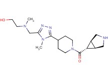 2-[[(5-{1-[(1R*,5S*,6r)-3-azabicyclo[3.1.0]hex-6-ylcarbonyl]piperidin-4-yl}-4-methyl-4H-1,2,4-triazol-3-yl)methyl](methyl)amino]ethanol
