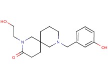 8-(3-hydroxybenzyl)-2-(2-hydroxyethyl)-2,8-diazaspiro[5.5]undecan-3-one