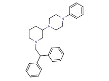 1-[1-(2,2-diphenylethyl)-3-piperidinyl]-4-phenylpiperazine