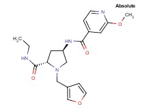 N-[(3R,5S)-5-[(ethylamino)carbonyl]-1-(3-furylmethyl)pyrrolidin-3-yl]-2-methoxyisonicotinamide