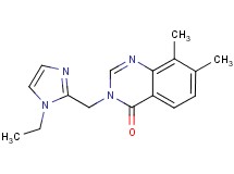 3-[(1-ethyl-1H-imidazol-2-yl)methyl]-7,8-dimethylquinazolin-4(3H)-one
