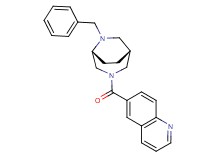 6-{[(1R*,5R*)-6-benzyl-3,6-diazabicyclo[3.2.2]non-3-yl]carbonyl}quinoline