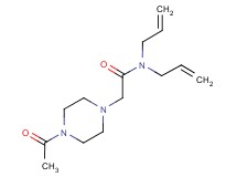 2-(4-acetylpiperazin-1-yl)-N,N-diallylacetamide