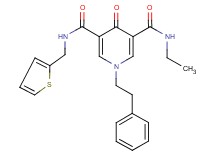 N-ethyl-4-oxo-1-(2-phenylethyl)-N'-(2-thienylmethyl)-1,4-dihydro-3,5-pyridinedicarboxamide
