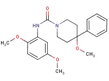 N-(2,5-dimethoxyphenyl)-4-methoxy-4-phenylpiperidine-1-carboxamide