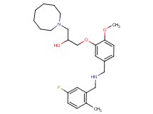 1-(1-azocanyl)-3-(5-{[(5-fluoro-2-methylbenzyl)amino]methyl}-2-methoxyphenoxy)-2-propanol