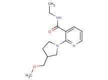 N-ethyl-2-[3-(methoxymethyl)-1-pyrrolidinyl]nicotinamide