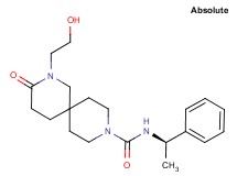 2-(2-hydroxyethyl)-3-oxo-N-[(1R)-1-phenylethyl]-2,9-diazaspiro[5.5]undecane-9-carboxamide
