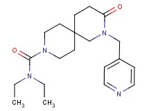 N,N-diethyl-3-oxo-2-(pyridin-4-ylmethyl)-2,9-diazaspiro[5.5]undecane-9-carboxamide