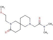 2-[8-(2-methoxyethyl)-9-oxo-2,8-diazaspiro[5.5]undec-2-yl]-N,N-dimethylacetamide