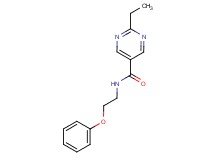 2-ethyl-N-(2-phenoxyethyl)pyrimidine-5-carboxamide