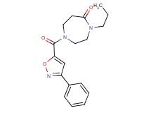 1-[(3-phenyl-5-isoxazolyl)carbonyl]-4-propyl-1,4-diazepan-5-one