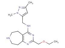 N-[(1,3-dimethyl-1H-pyrazol-5-yl)methyl]-2-(ethoxymethyl)-6,7,8,9-tetrahydro-5H-pyrimido[4,5-d]azepin-4-amine