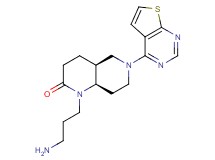 rel-(4aS,8aR)-1-(3-aminopropyl)-6-thieno[2,3-d]pyrimidin-4-yloctahydro-1,6-naphthyridin-2(1H)-one dihydrochloride