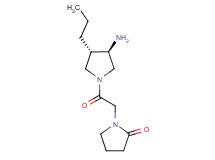 1-{2-[(3R*,4S*)-3-amino-4-propyl-1-pyrrolidinyl]-2-oxoethyl}-2-pyrrolidinone