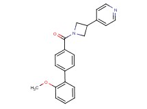 4-{1-[(2'-methoxy-4-biphenylyl)carbonyl]-3-azetidinyl}pyridine
