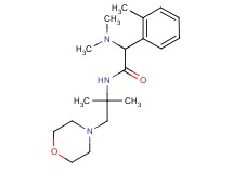 2-(dimethylamino)-N-[1,1-dimethyl-2-(4-morpholinyl)ethyl]-2-(2-methylphenyl)acetamide