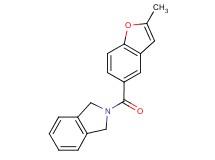 2-[(2-methyl-1-benzofuran-5-yl)carbonyl]isoindoline