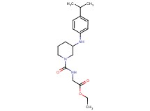 ethyl N-({3-[(4-isopropylphenyl)amino]-1-piperidinyl}carbonyl)glycinate