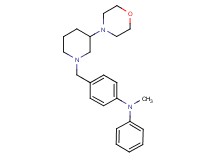 N-methyl-4-{[3-(4-morpholinyl)-1-piperidinyl]methyl}-N-phenylaniline