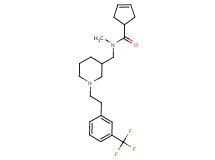 N-methyl-N-[(1-{2-[3-(trifluoromethyl)phenyl]ethyl}piperidin-3-yl)methyl]cyclopent-3-ene-1-carboxamide