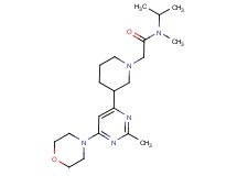 N-isopropyl-N-methyl-2-{3-[2-methyl-6-(4-morpholinyl)-4-pyrimidinyl]-1-piperidinyl}acetamide