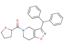 3-(diphenylmethyl)-5-(tetrahydro-2-furanylcarbonyl)-4,5,6,7-tetrahydroisoxazolo[4,5-c]pyridine