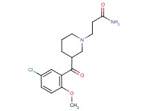 3-[3-(5-chloro-2-methoxybenzoyl)piperidin-1-yl]propanamide