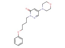 5-morpholin-4-yl-2-(4-phenoxybutyl)pyridazin-3(2H)-one