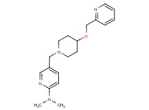 N,N-dimethyl-5-{[4-(pyridin-2-ylmethoxy)piperidin-1-yl]methyl}pyridin-2-amine