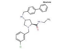 (4R)-4-[(4-biphenylylmethyl)amino]-1-(3-chlorobenzyl)-N-ethyl-L-prolinamide