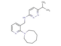 N-[(2-azocan-1-ylpyridin-3-yl)methyl]-6-isopropylpyridazin-3-amine