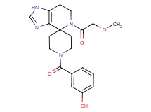 3-{[5-(methoxyacetyl)-1,5,6,7-tetrahydro-1'H-spiro[imidazo[4,5-c]pyridine-4,4'-piperidin]-1'-yl]carbonyl}phenol