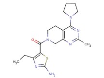 4-ethyl-5-[(2-methyl-4-pyrrolidin-1-yl-5,8-dihydropyrido[3,4-d]pyrimidin-7(6H)-yl)carbonyl]-1,3-thiazol-2-amine