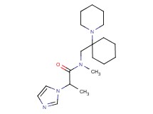 2-(1H-imidazol-1-yl)-N-methyl-N-{[1-(1-piperidinyl)cyclohexyl]methyl}propanamide