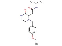 2-[1-(4-ethoxybenzyl)-3-oxo-2-piperazinyl]-N-isopropylacetamide